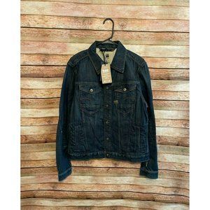 NEW G Star Raw Denim Jacket Medium Arc 3D Slim Blue Indigo Dye